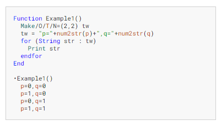 Igor pro9改進循環程序 Igor pro9改進循環程序